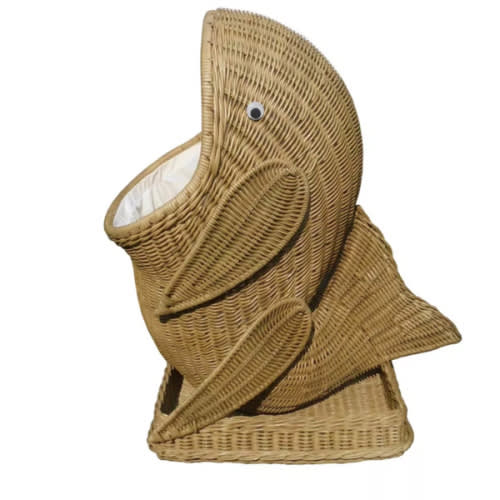 Dolphin Rattan Hamper