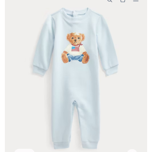Polo Bear Fleece Coverall
