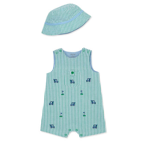 Golf Woven Sunsuit & Hat Set - Little Me