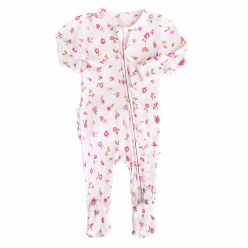 Girl Ruffle Zipper Footies - Best Sellers