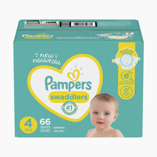 Pampers Swaddlers Disposable Diapers - Size 4, 66 Count