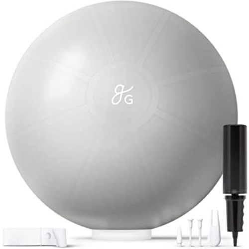 Greater Goods Professional Exercise Ball - Yoga Ball for Working Out, Balance, Stability, and Pregnancy, in Multiple Sizes and Colors