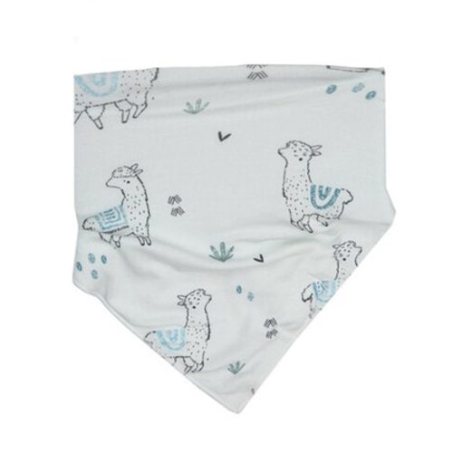 Bandana Bib, Blue Llama