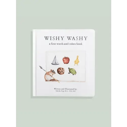 Wishy Washy A Board Book of First Words and Colors