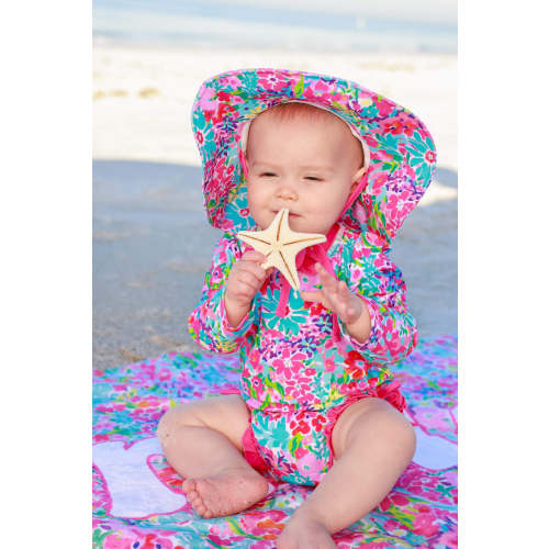 UPF 50 Printed Sun Hat | Petal Splash