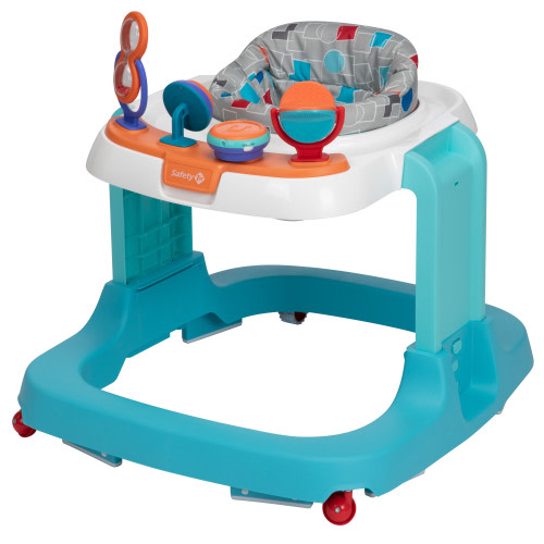 Safety 1st Ready, Set, Walk! DX Developmental Walker, Grey Geo