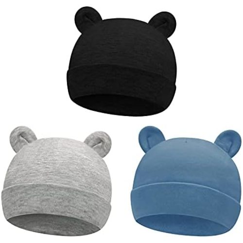Sarfel Newborn Baby Boy Hats Cotton Baby Beanie Hospital Girl Hat Infant 0-6 Months Unisex