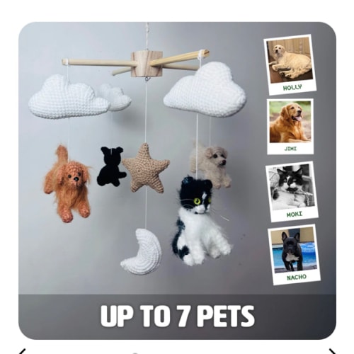 Pet Universe | Custom Crochet Pet Nursery Baby Mobile – My Dollfy