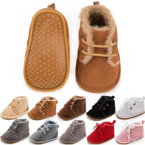 Fleece Winter Warm Prewalker Boots