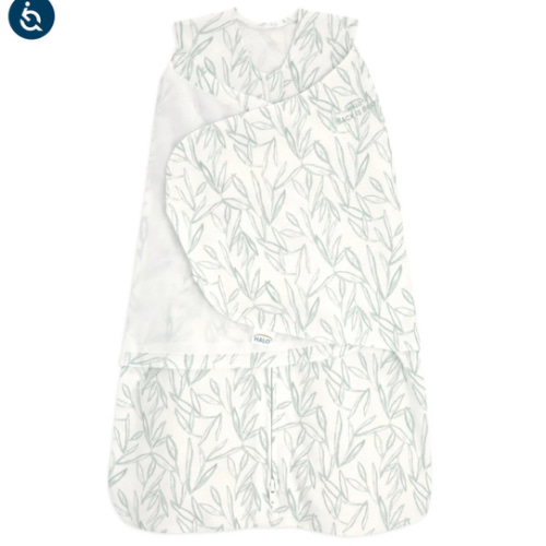 HALO Swaddle Green Leaves size Newborn