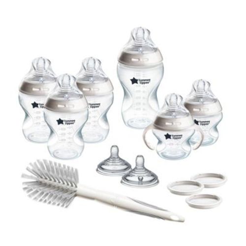 Tommee Tippee Natural Start Grow With Baby Bottle Gift Set - Clear - 12ct