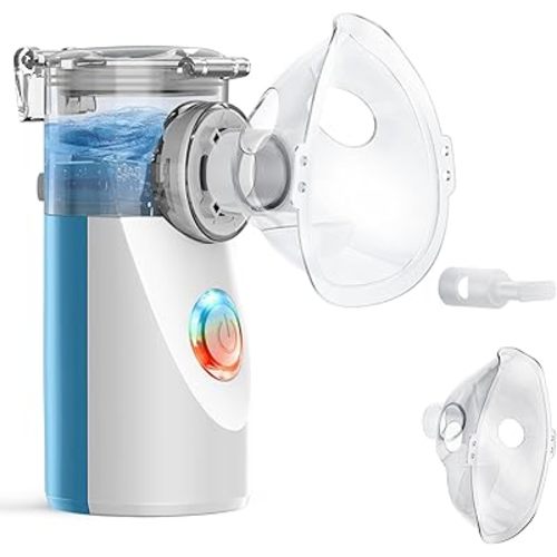 The Nebulizer - Ultrasonic Mesh Nebulizer - Portable Nebulizer Machine for Kids and Adults,Handheld Steam Inhaler Great for Travel,Office & Home