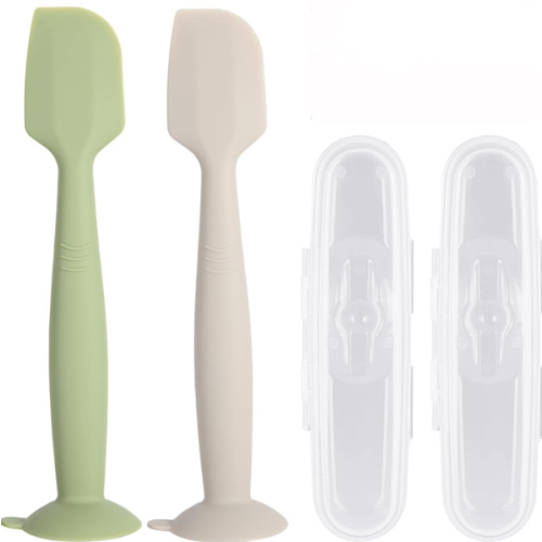 Baby Diaper Cream Spatula with Case,2 Large Diaper Spatula with 2 Travel Case 1 Gift Box,Soft Butt Paste Spatula Baby Butt Spatula,Diaper Cream Applicator Diaper Rash Spatula Brush