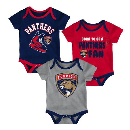 Florida Panthers Infant Even Strength 3-Pack Bodysuit