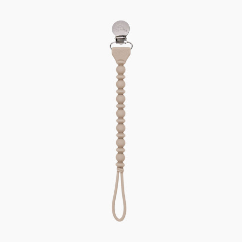 Itzy Ritzy Pacifier Clip - Toast