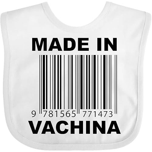 inktastic Made in Vachina Funny Baby Bib