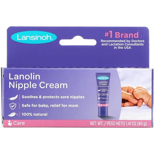 Lansinoh Breast Cream, 1.41 Ounce Tube (Pack of 3)