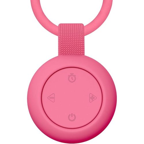 jaroco Portable Baby Sound Machine [White Noise for Babies Kids Adults][Timer Function][20 Soothing Sounds] 15 Hours Battery Life, Travel,Registry Gift,Shower,Clips on Baby Stroller.Rose