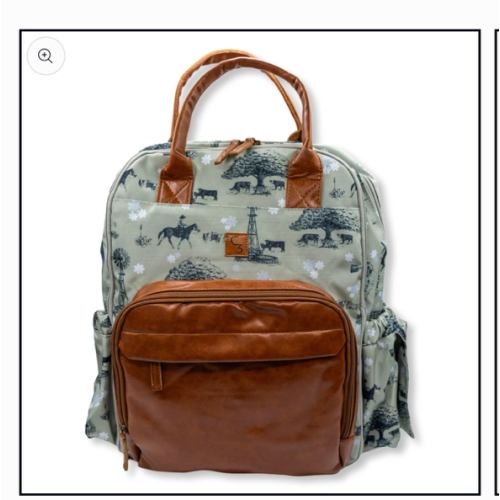 Sweet Grass Diaper Bag Backpack – Cowkid Clothing Company