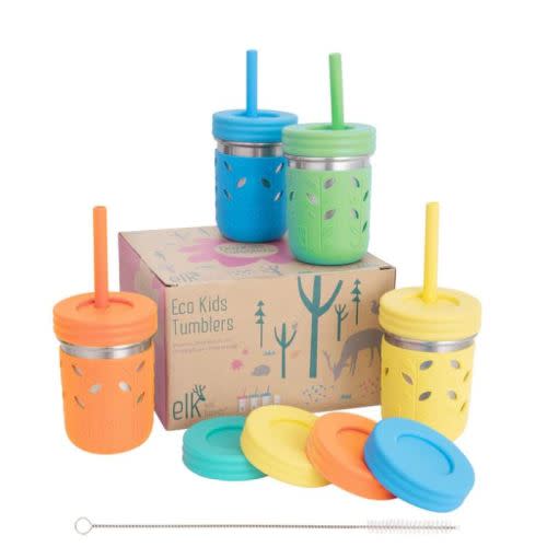 Stainless Steel 10oz Drinking Tumblers + Food Storage