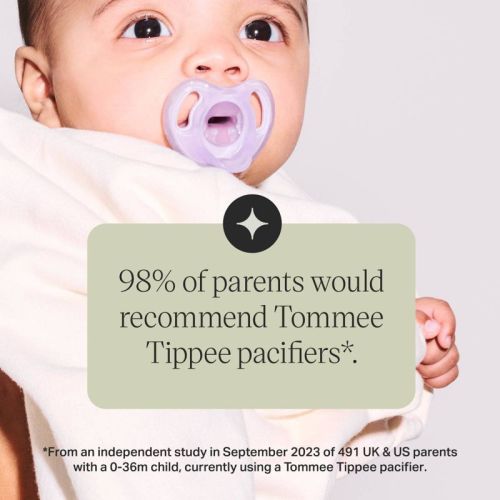 Tommee Tippee Ultra-light Silicone Baby Pacifier 0-6m - Blue/green - 4pk
