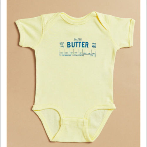 Butter Lover Bodysuit in Yellow | Tullabee