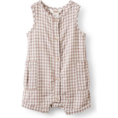 Jacob Sleeveless Playsuit, 3-6M