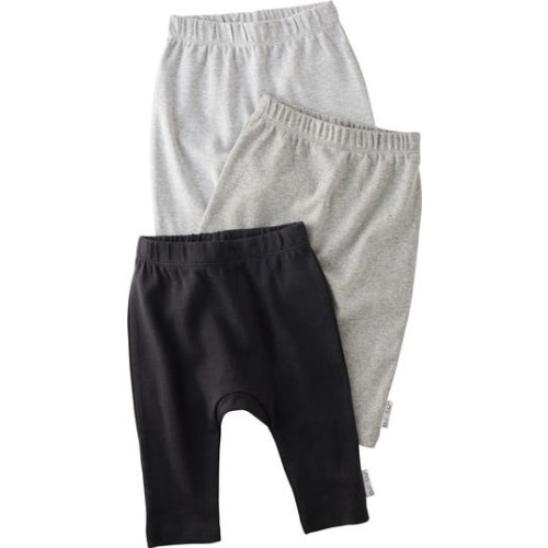 Harlowe Organic Cotton Assorted 3-Pack Harem Pants,