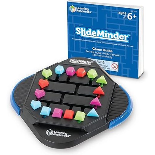 Learning Resources SlideMinder, Fidget Toys for Kids, Autism Sensory Toys, Calm-Down Corner Supplies, Ages 6+, 1 Piece