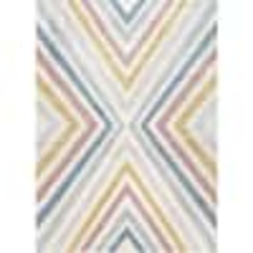 nuLOOM Neveah Contemporary Chevron Beige 8 ft. x 9 ft. 8 in. Indoor Area Rug GRSP01A-8010