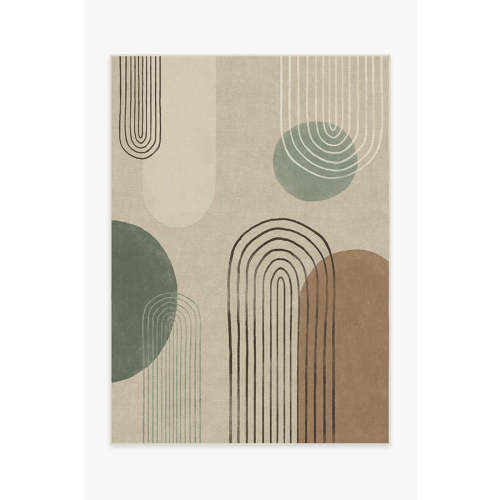 Runda Natural Sage Rug 5x7