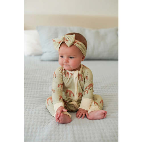 Southern Slumber - Fawn Field Double Zipper Bamboo Sleeper