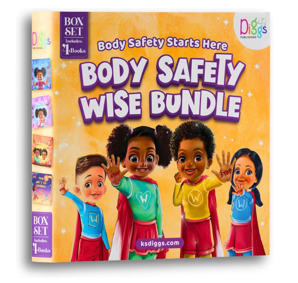 Body Safety Wise Bundle Set 1 (4 Book Box Set: Consent, Boundaries, Bodily Autonomy, Body Safety)