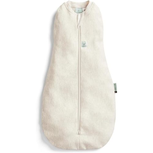 ergoPouch 1.0 TOG Cocoon Baby Sleep Sack 0-3 Months, Swaddle Sleeping Bag, Temperature Control Wearable Blanket (Oatmeal Marle)