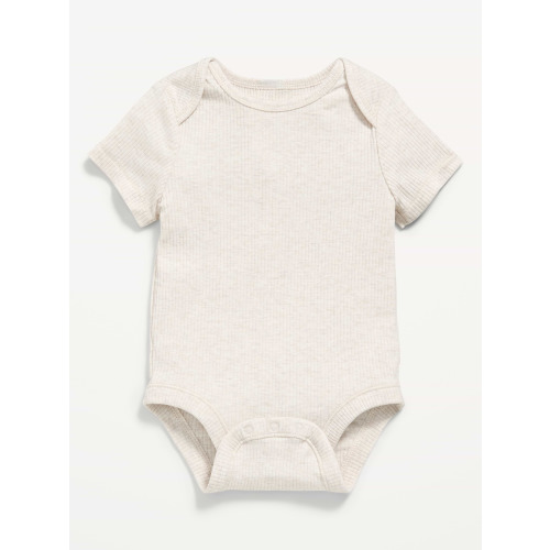 Short-Sleeve Henley Ribbed Bodysuit for Baby