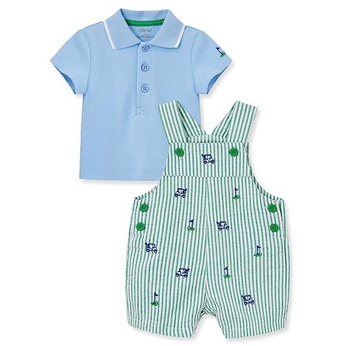 Little Me baby-boys 2-piece Tee Shirt and Shortall Set