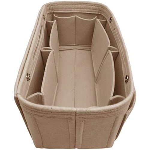 LEXSION Felt Purse Organizer Insert Bag organizer Multi Pocket Bag in Bag Organizer Shaper