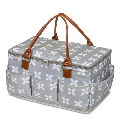 Moteph Extra Large Diaper Caddy, Craft, Toy Organizer, Zip-Top Cover, Waterproof Wet/Dry Bag