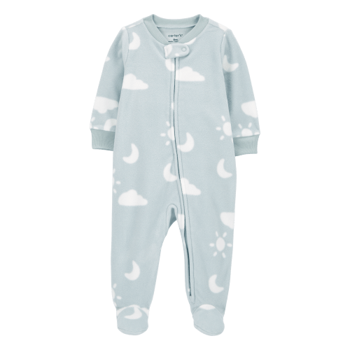 Baby Cloud Fleece Zip-Up Footie Sleep & Play Pajamas - Carter's | Carter's