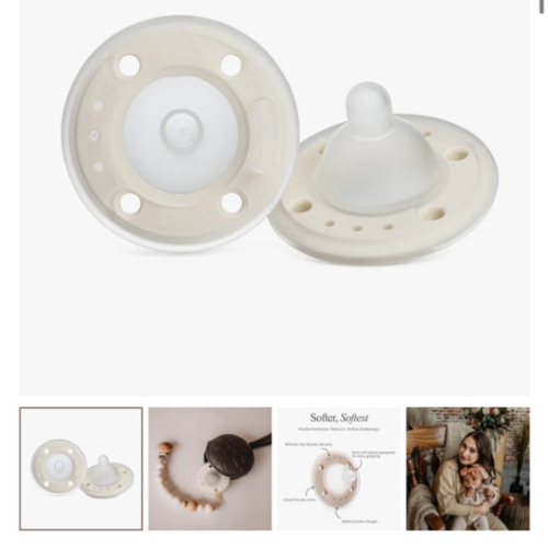 Ninni Pacifier Creme 2 Pack