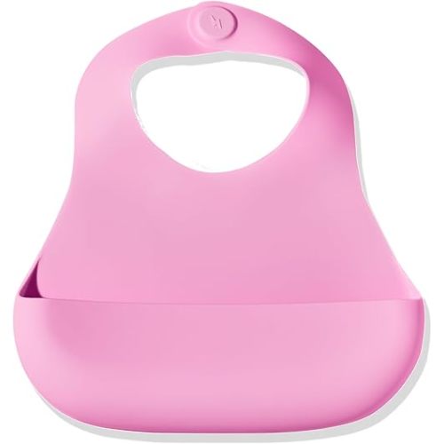 Magnetic Silicone Baby Bib – Waterproof, Dishwasher Safe, BPA Free Food-Grade, Feeding Bib for Infants and Toddlers