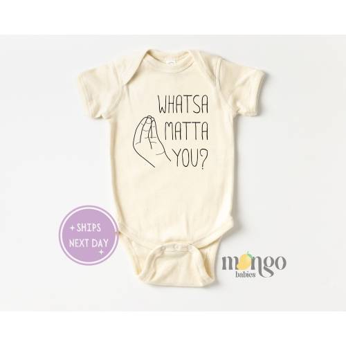 Funny Italian Baby Onesies® Brand Whatsa Matta You Baby Clothes Italian Baby Bodysuit Cute Baby Gift for Baby Shower Gift Toddler Shirt 984
