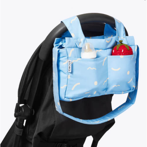Universal Baby Stroller Organizer Bag Converts To Crossbody