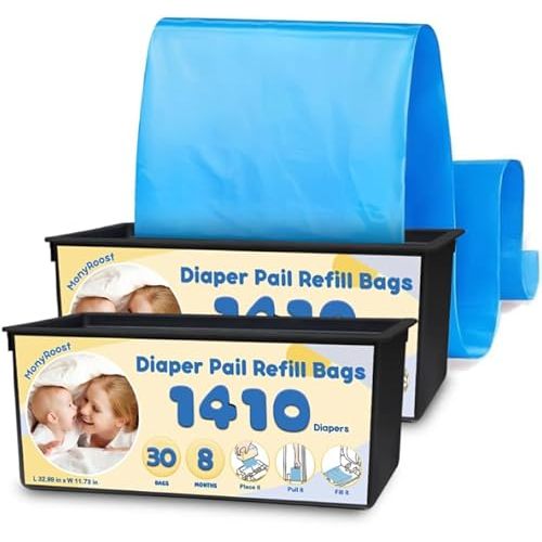 Diaper Pail Refills Bags