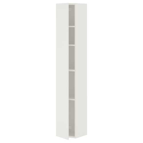 ENHET High cabinet/1 door - white 12x12 3/4x72 "