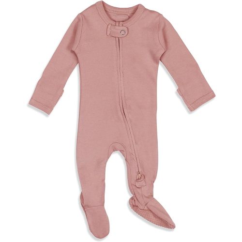 L'ovedbaby Unisex Baby Organic 2-way Zipper Footie