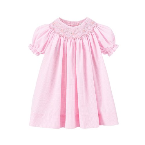 Petit Ami Baby Girls 12-24 Months Smocked Gingham Dress