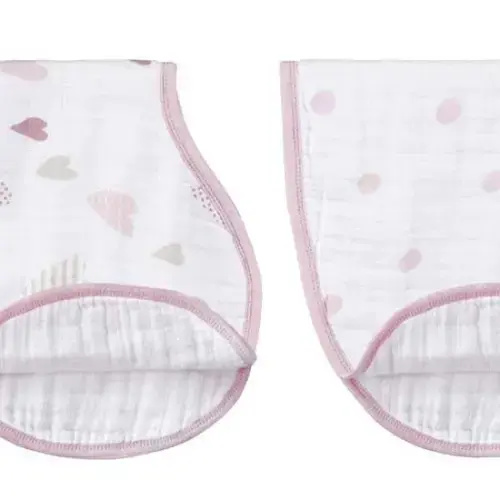 Heart Breaker Classic Burpy Bib 2pk | aden + anais