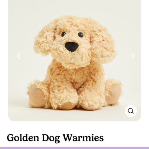 Microwavable Golden Dog Warmies | Warmies USA