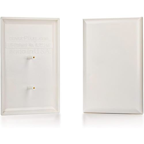 The COVERPLUG 2-Pack Paintable Electrical Outlet Cover